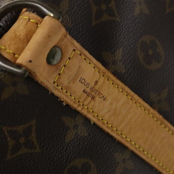 LOUIS VUITTON Monogram Keepall Bandouliere 60 Boston Bag M41412 LV Auth 113099 - Picture 12 of 15